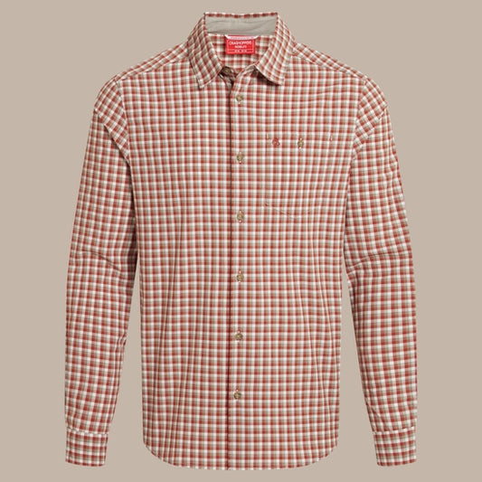 Craghoppers Men's NosiLife Nuoro Check Long Sleeved Shirt