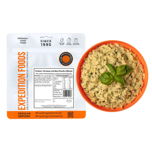 Expedition Foods Chicken, Parmesan and Basil Risotto