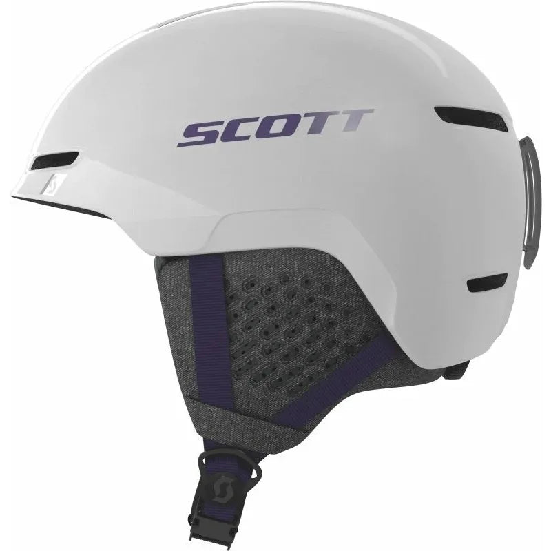 Scott Track Helmet White Pearl Deep Violet