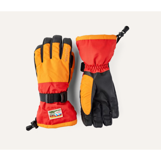 Hestra Gauntlet SR 5-finger Gloves Orange Red