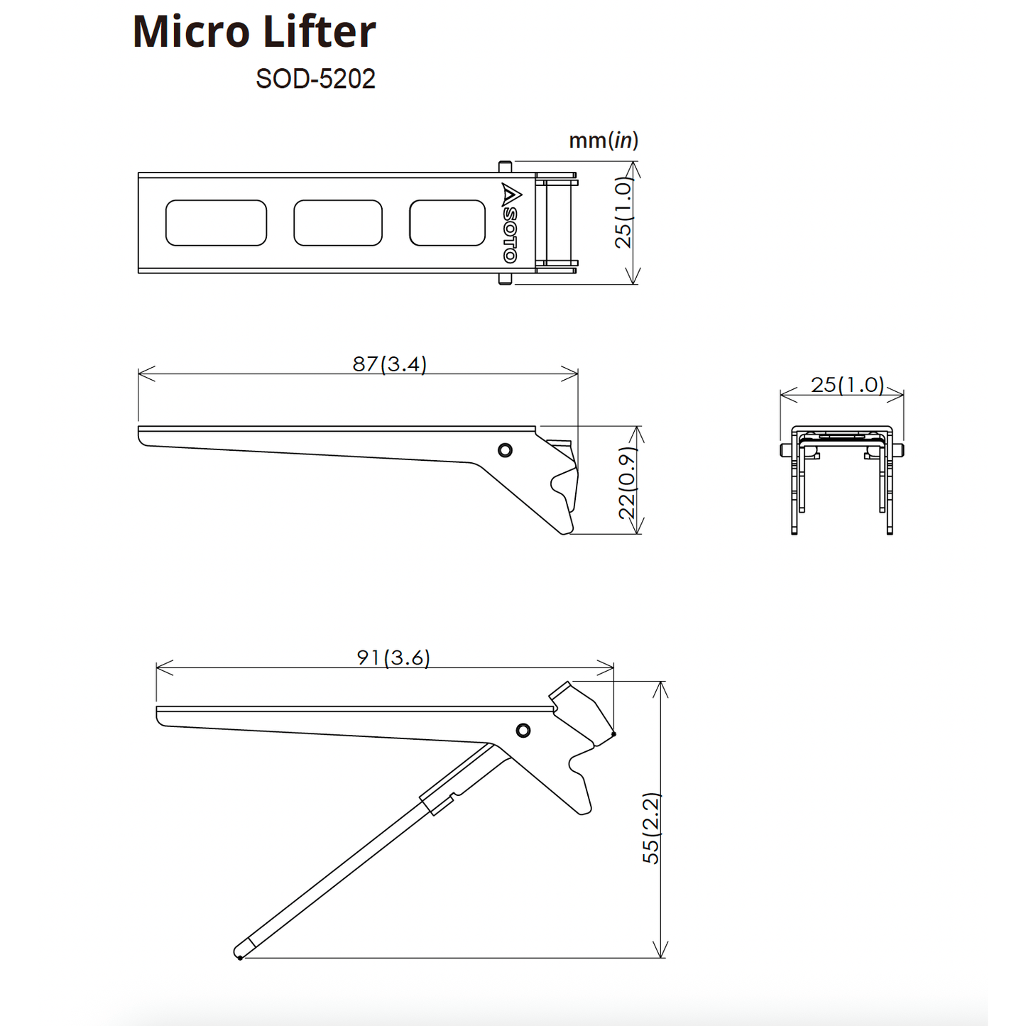 Soto Micro Lifter Pot Handle