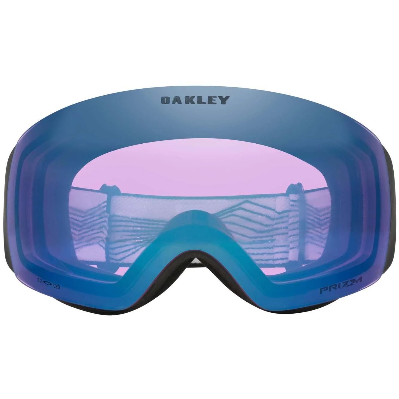 Oakley Flight Deck™ M Snow Goggles - Prizm Iced iridium Black Wired Strap