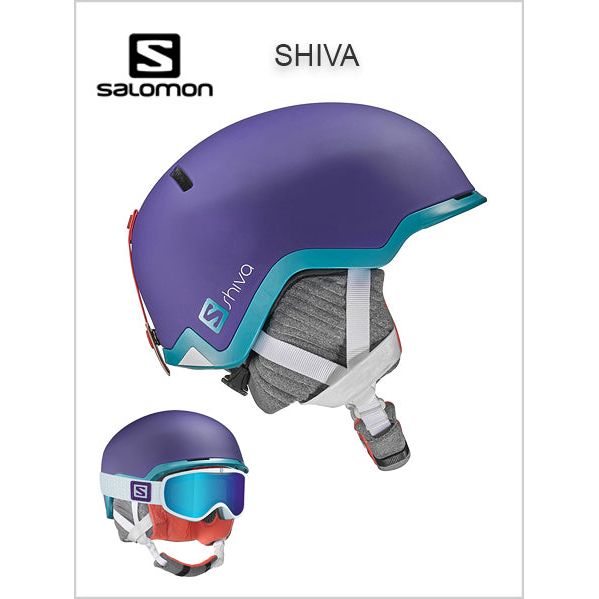 Salomon SHIVA Ladies Ski Snowboard Helmet Purple M 56-59cm