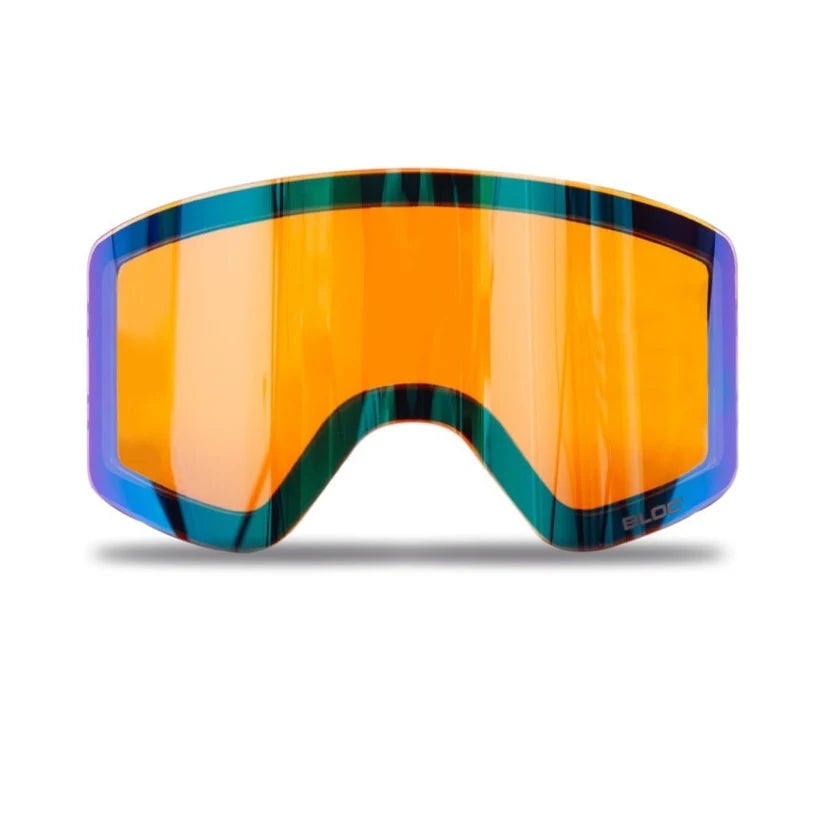 Bloc G881 Eighty Five Matt Black Blue Mirror Lens Cat 3 Plus All Weather Cat 2 Lens Ski Goggles