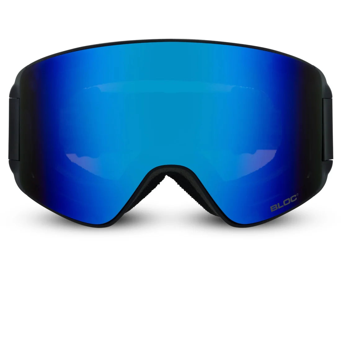Bloc G881 Eighty Five Matt Black Blue Mirror Lens Cat 3 Plus All Weather Cat 2 Lens Ski Goggles