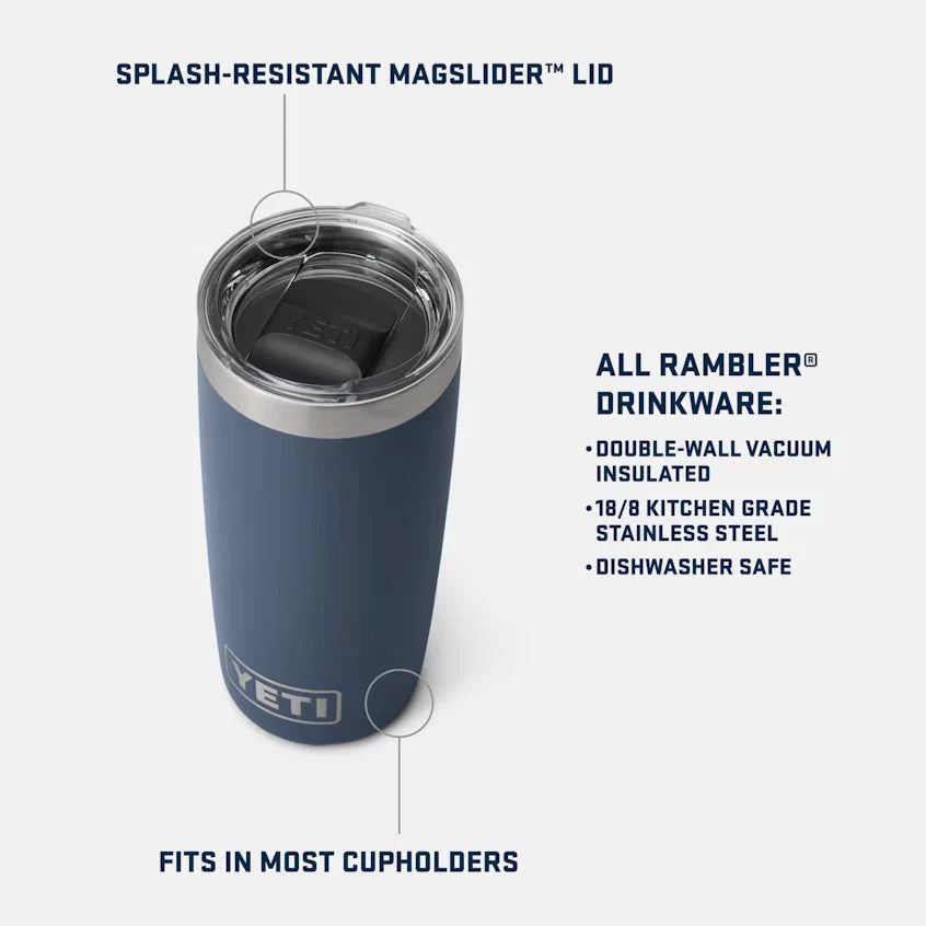 Rambler® 10 oz (295 ml) Tumbler With MagSlider™ Lid