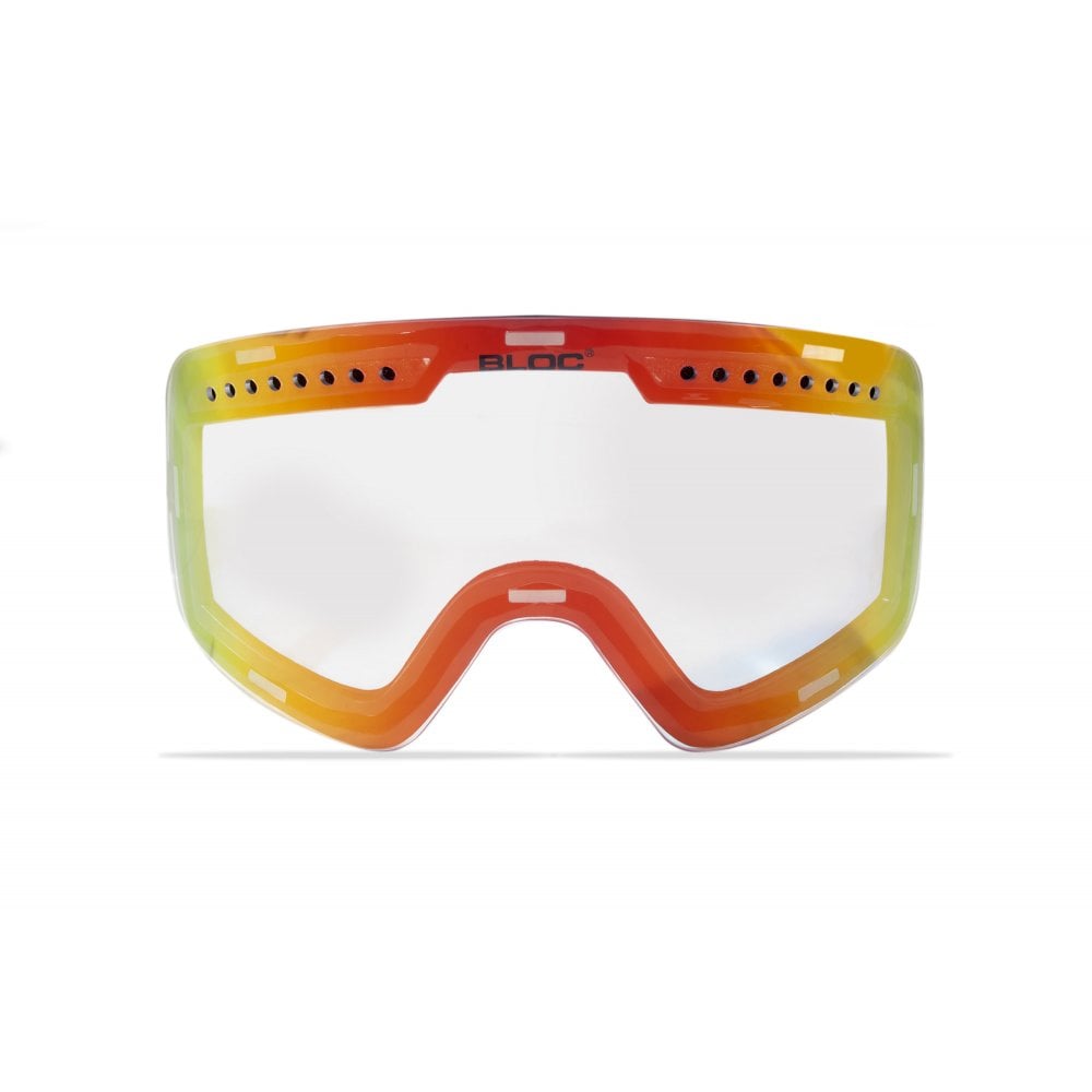 Bloc G550 Fifty Five Matt White Magnetic Interchangeable 2 Lens Ski Goggles