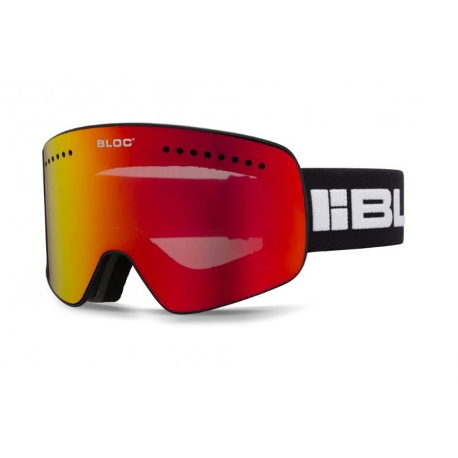 Bloc G551NB Fifty Five Matt Black Magnetic Interchangeable 2 Lens Ski Goggles