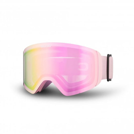 Bloc JT414 Thirty Five Matt White Dark Powder Pink Lens Cat 1 Ski Goggles