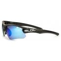 Bloc XB630S Titan Single Black Blue Mirror Sports Sunglasses