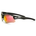 Bloc XR630S Titan Single Black Red Mirror Sports Sunglasses