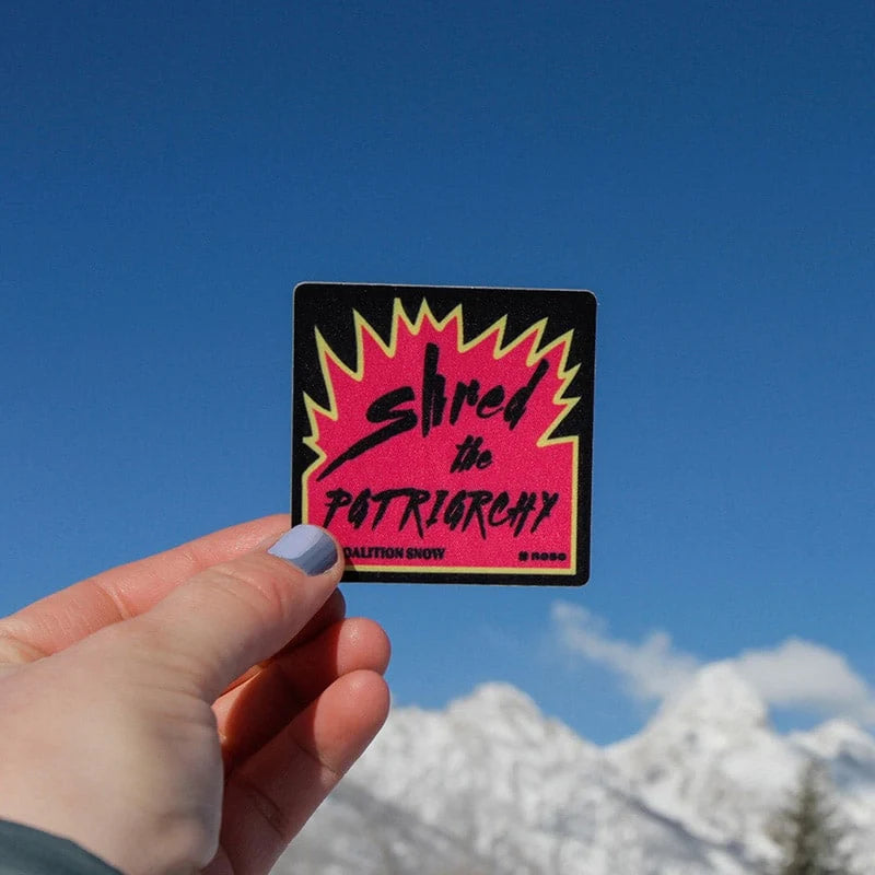 Noso Patch Shred The Patriarchy Coalition Snow