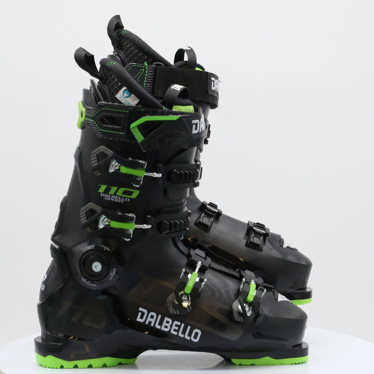 Dalbello DS Sport 110 Mens Black/Green Ski Boots