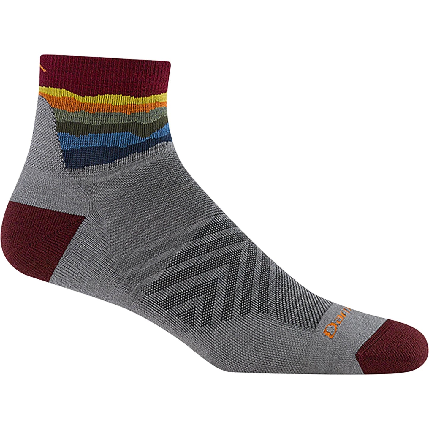 Darn Tough Men's Run Quarter Cushioned Ultra-Lightweight Running Socks