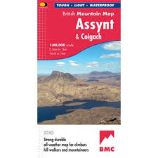 Harvey Assynt Brittish Mountain Map