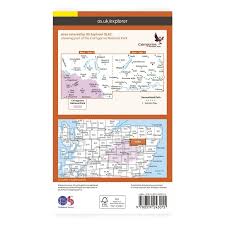 Map of Correen Hills & Glenlivet OL62