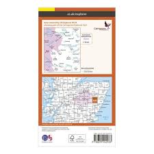 OS Map of Glen Esk & Glen Tanar OL54