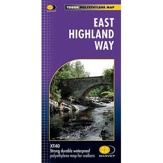 Harvey East Highland Way Map