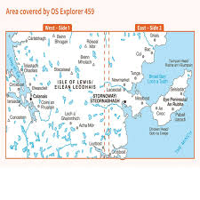 Map of Central Lewis & Stornaway