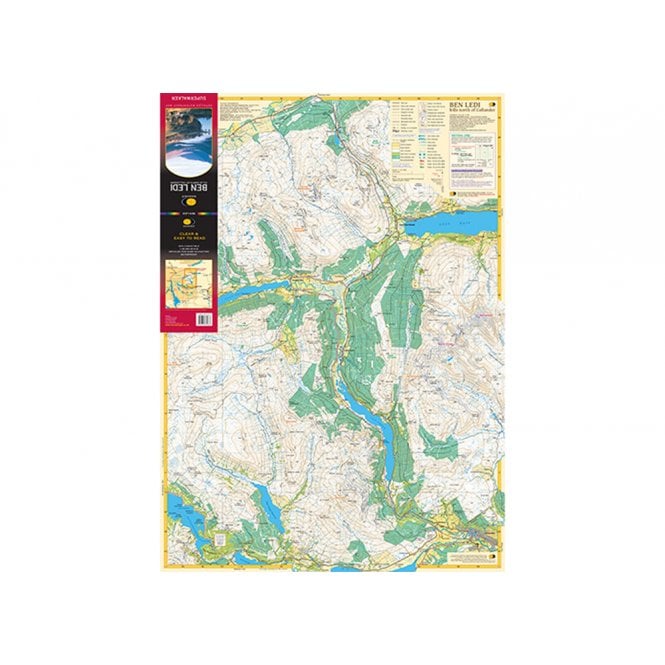 Harvey Ben Ledi & Hills North of Callander Superwalker Map