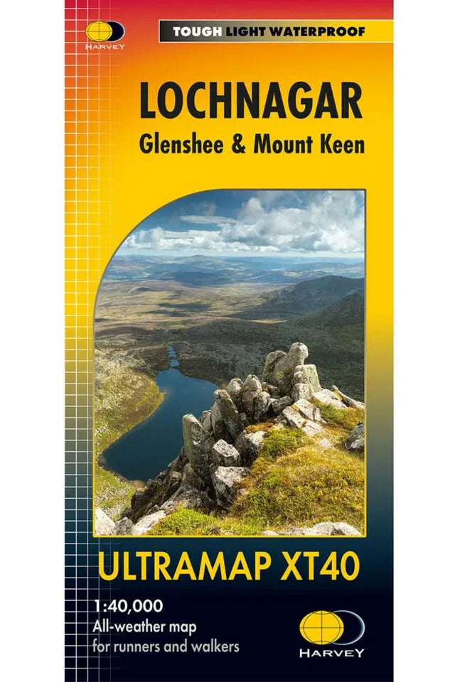 Harvey Lochnagar, Glenshee & Mount Keen Ultramap XT40