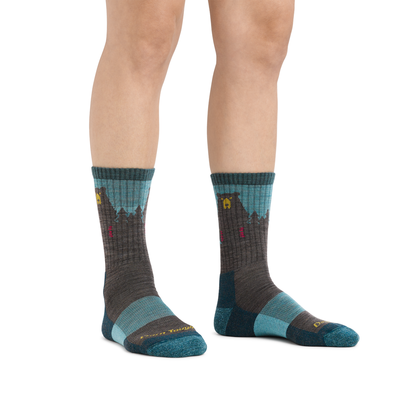 Women's Bear Town Micro Crew Lightweight Hiking Sock