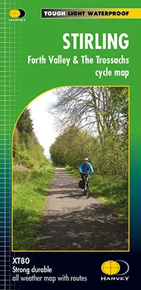 Harvey Stirling: Forth Valley & The Trossachs Cycle Map