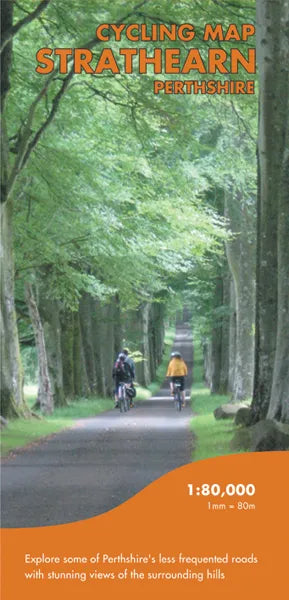 Harvey Strathearn Perthshire Cycling Map