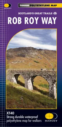 Harvey Scotland's Great Trails: Rob Roy Way Trail Map