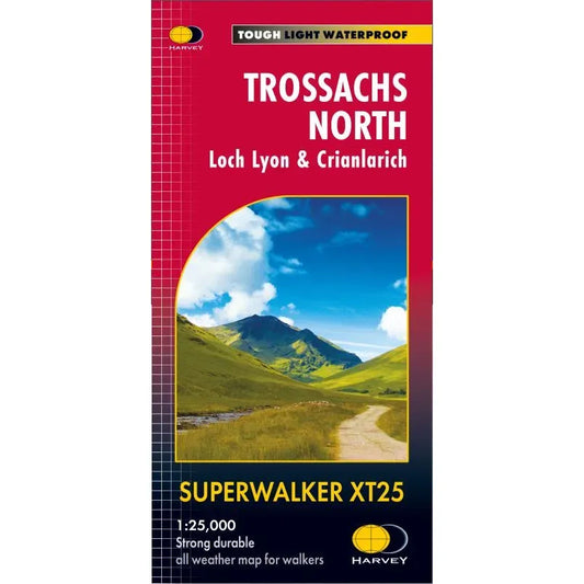 Harvey Trossachs North: Loch Lyon & Crianlarich Superwalker XT