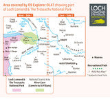 Map of Crieff, Comrie & Glen Artney OL47