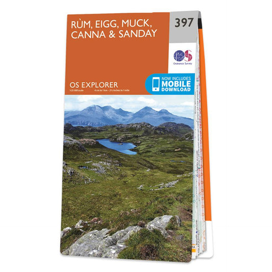 Map of Rùm, Eigg, Muck, Canna & Sanday 397