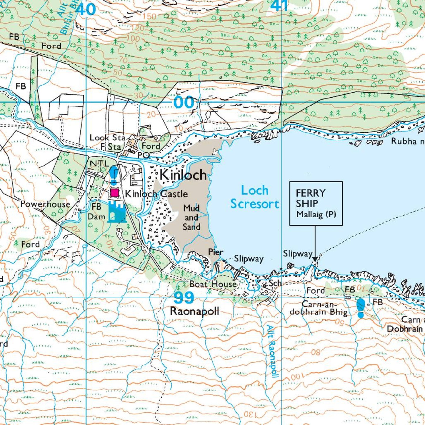 Map of Rùm, Eigg, Muck, Canna & Sanday 397