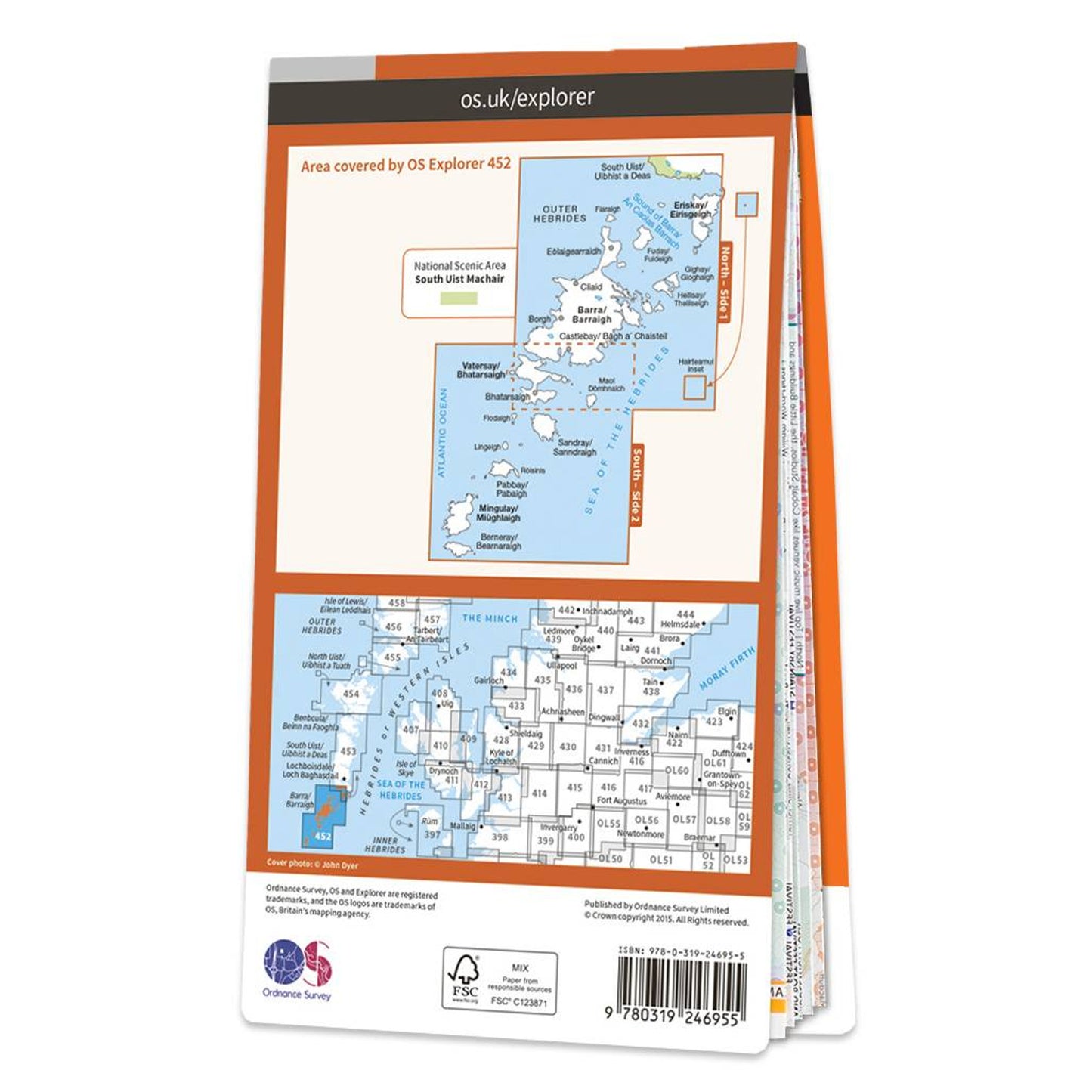 Map of Barra & Vatersay 452