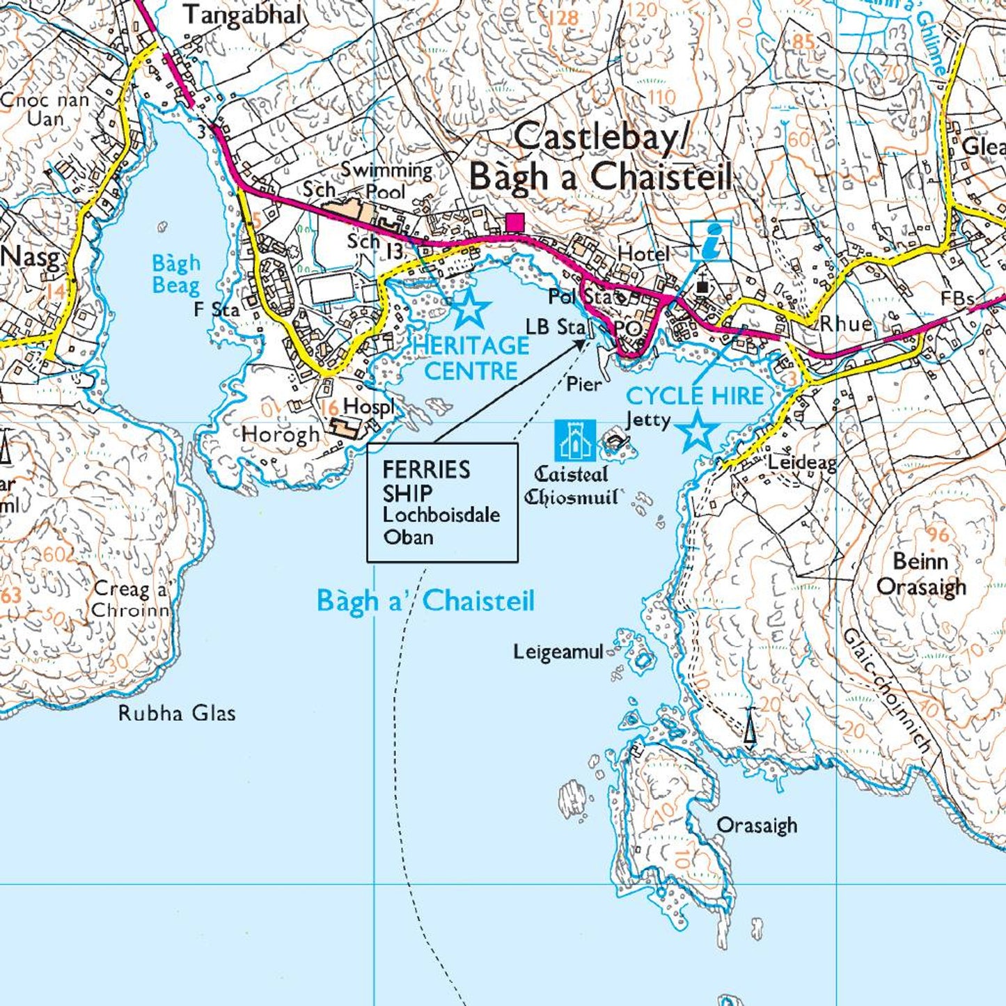 Map of Barra & Vatersay 452