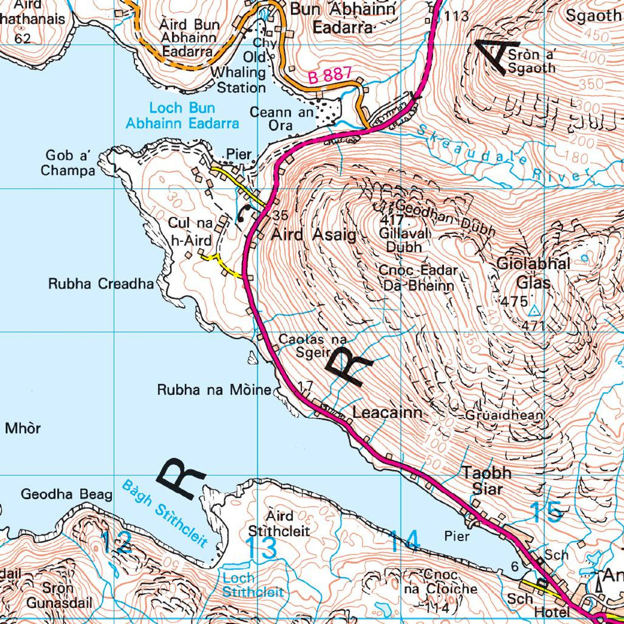 Map of Tarbert & Loch Seaforth 14