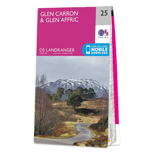 Map of Glen Carron & Glen Affric 25