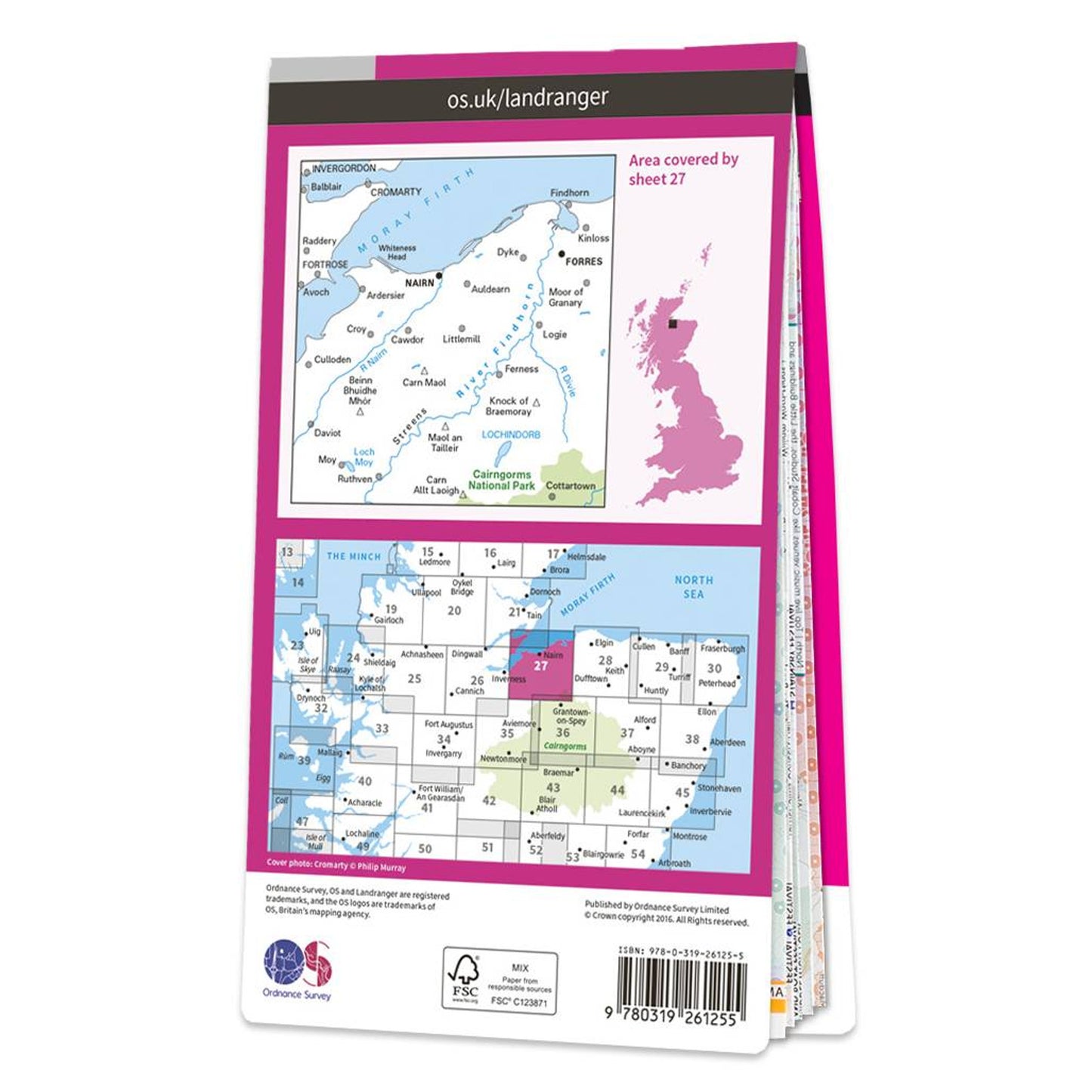 Map of Nairn & Forres 27