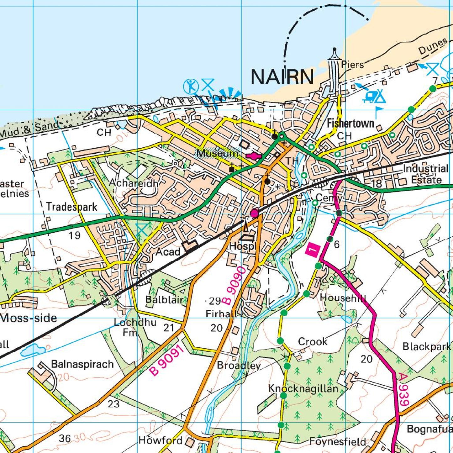 Map of Nairn & Forres 27