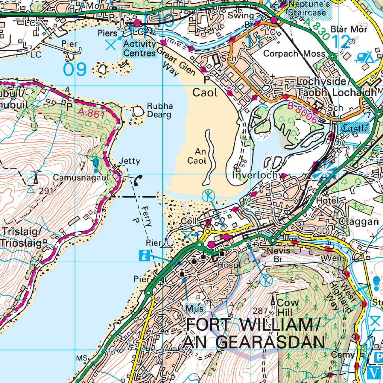 Map of Ben Nevis 41