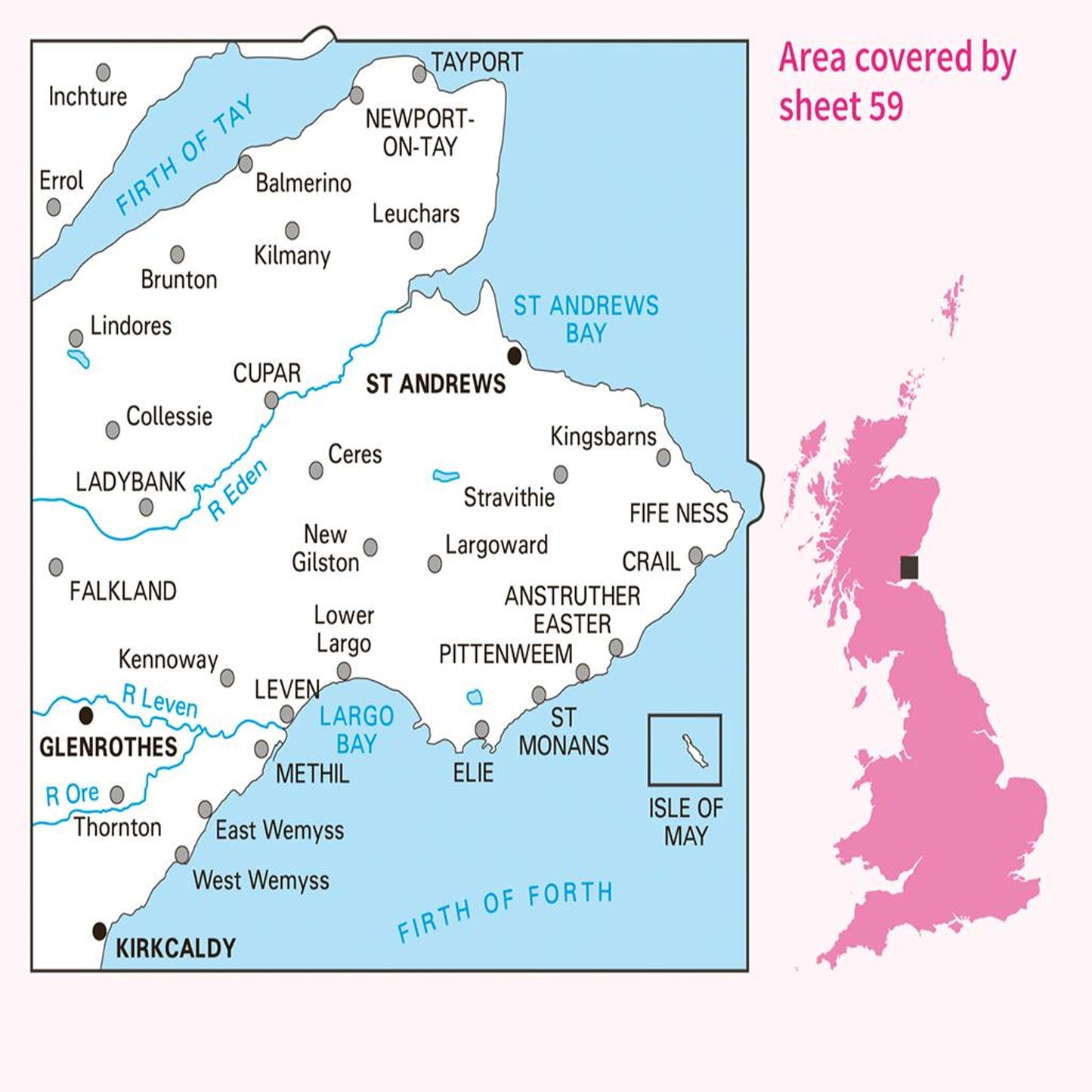 Map of St Andrews 59