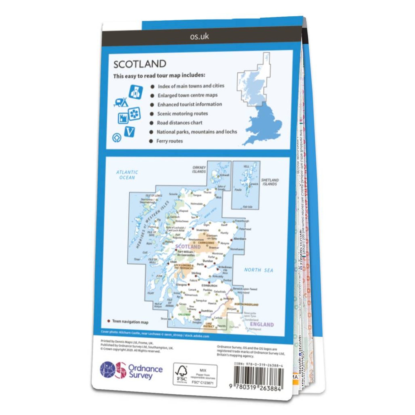 Map of Scotland