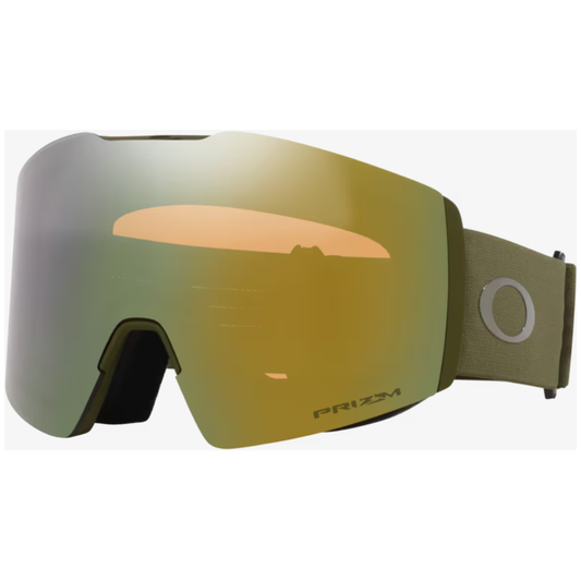 Fall Line L Snow Goggles - Prizm sage gold/dark brush swirl strap