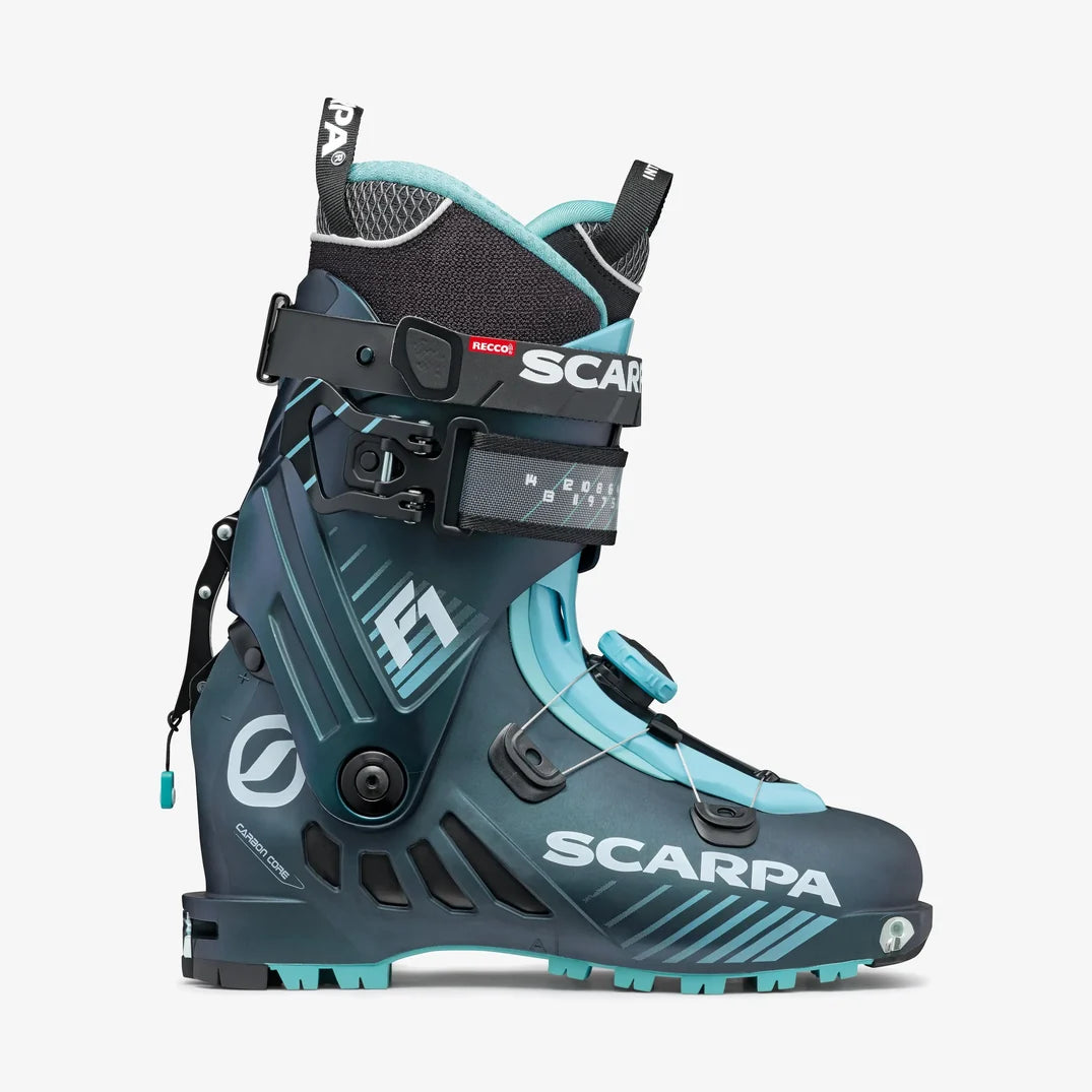 Scarpa F1 Woman Ski Touring Boot Anthracite/Aqua