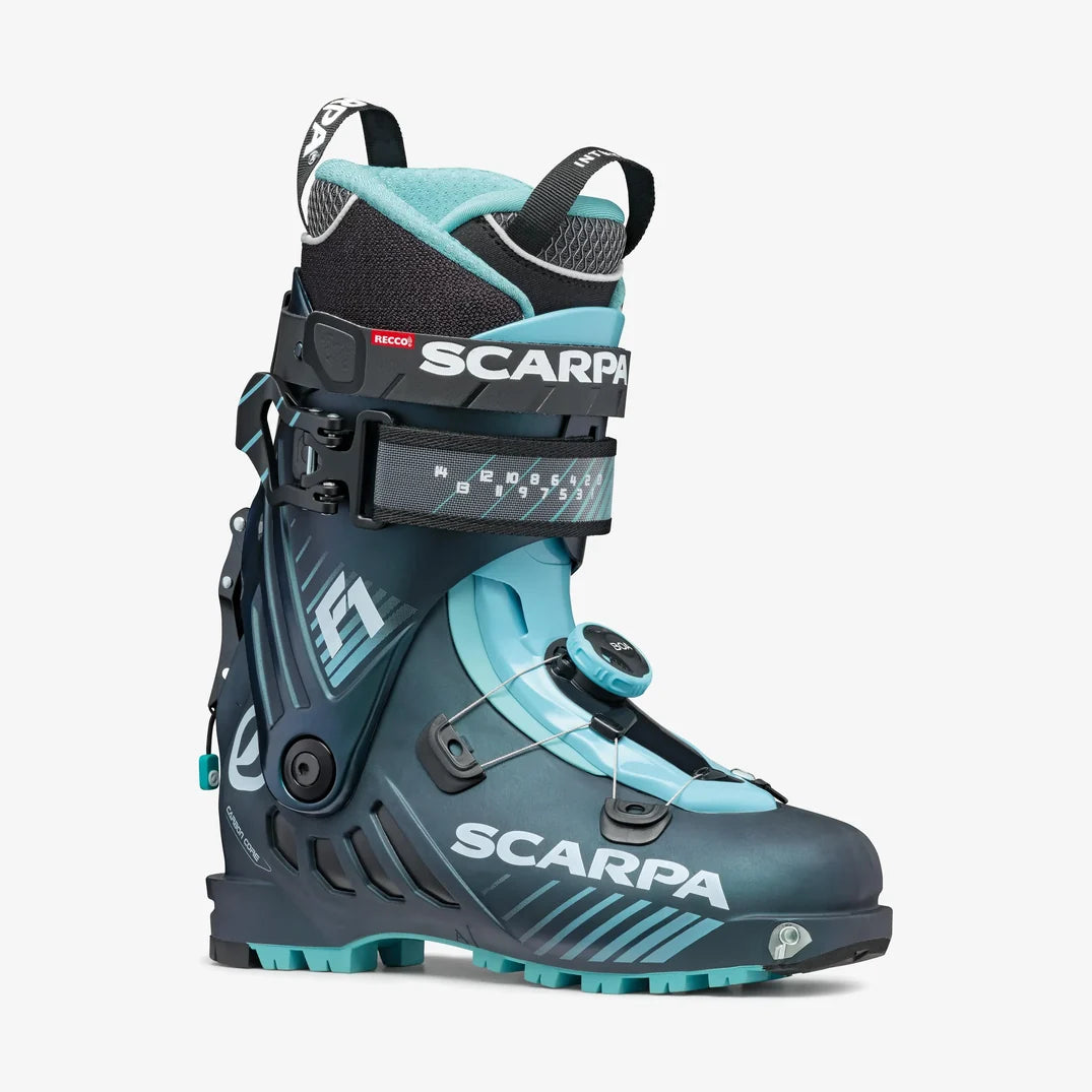 Scarpa F1 Woman Ski Touring Boot Anthracite/Aqua