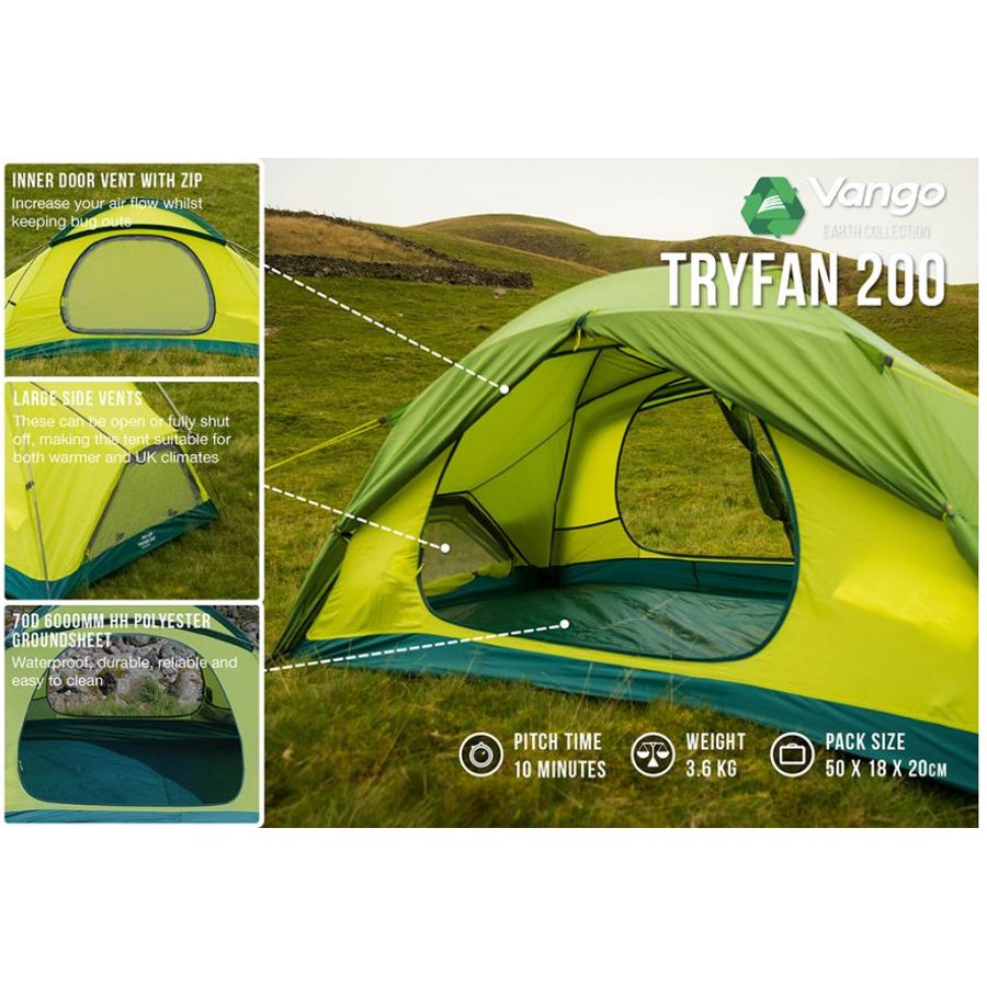 Vango Tryfan 200 - 2 Person Tent