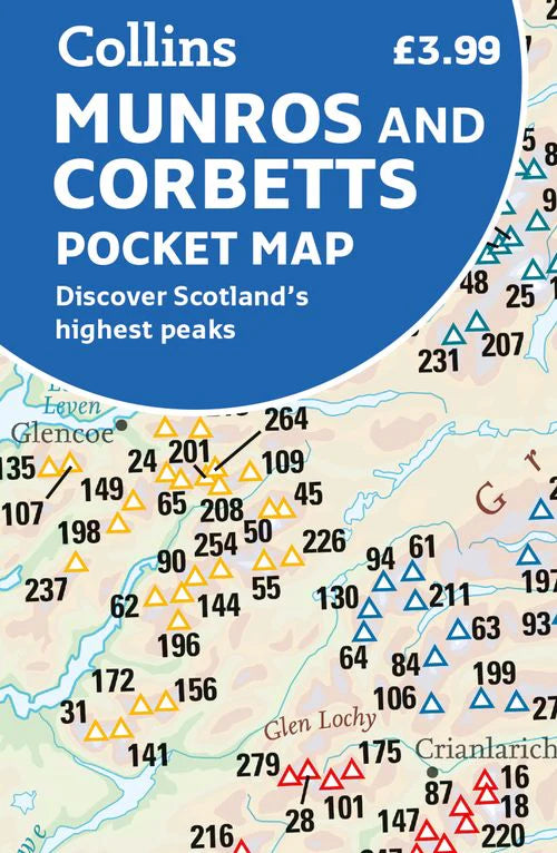 Collins Munros and Corbetts Pocket Map